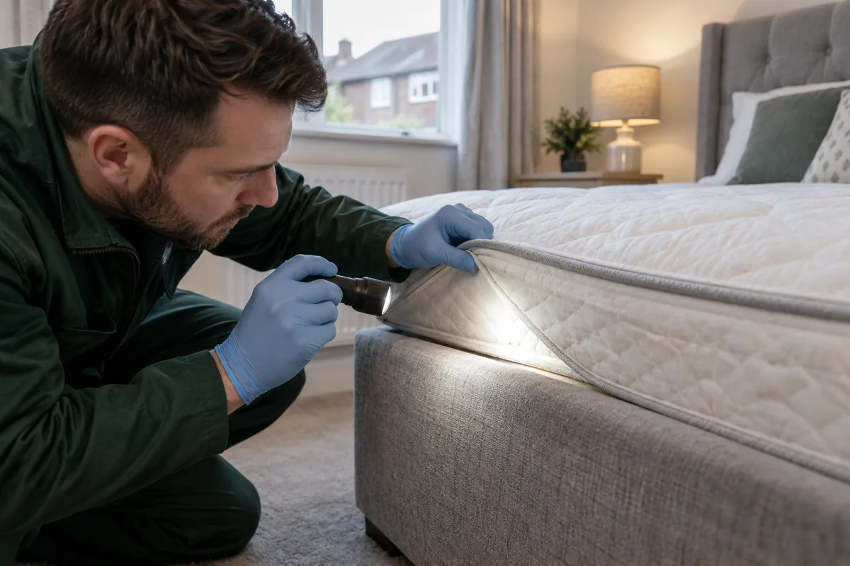 Bed Bug Treatment inspection and service